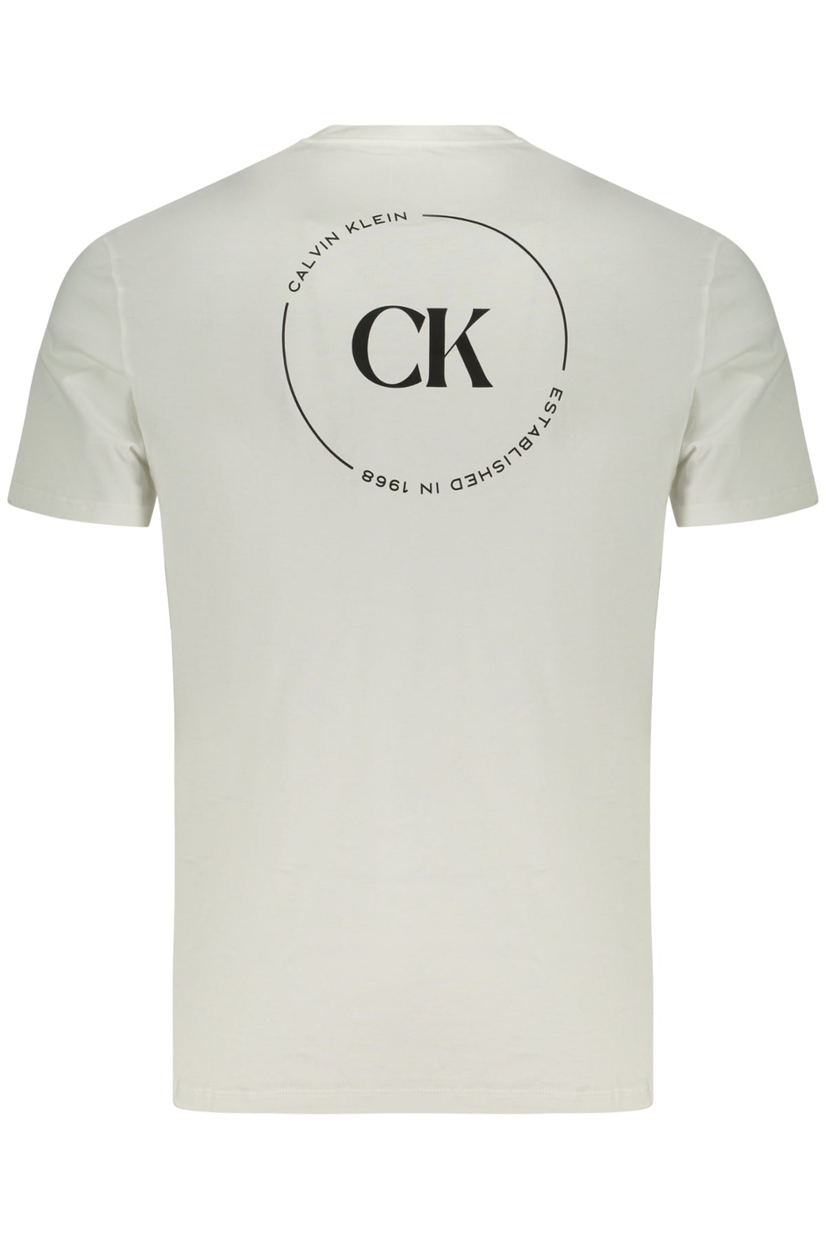 CALVIN KLEIN HERREN-T-SHIRT MIT KURZEN ÄRMELN, WEISS