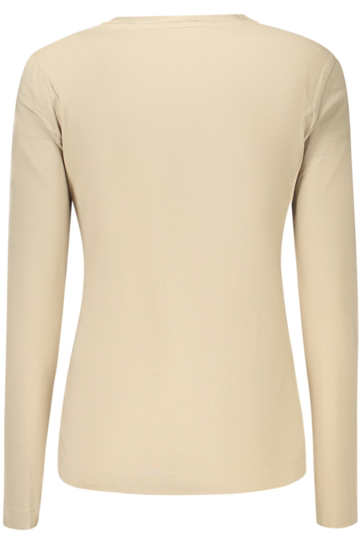 GUESS JEANS DAMEN LANGARM-T-SHIRT BEIGE