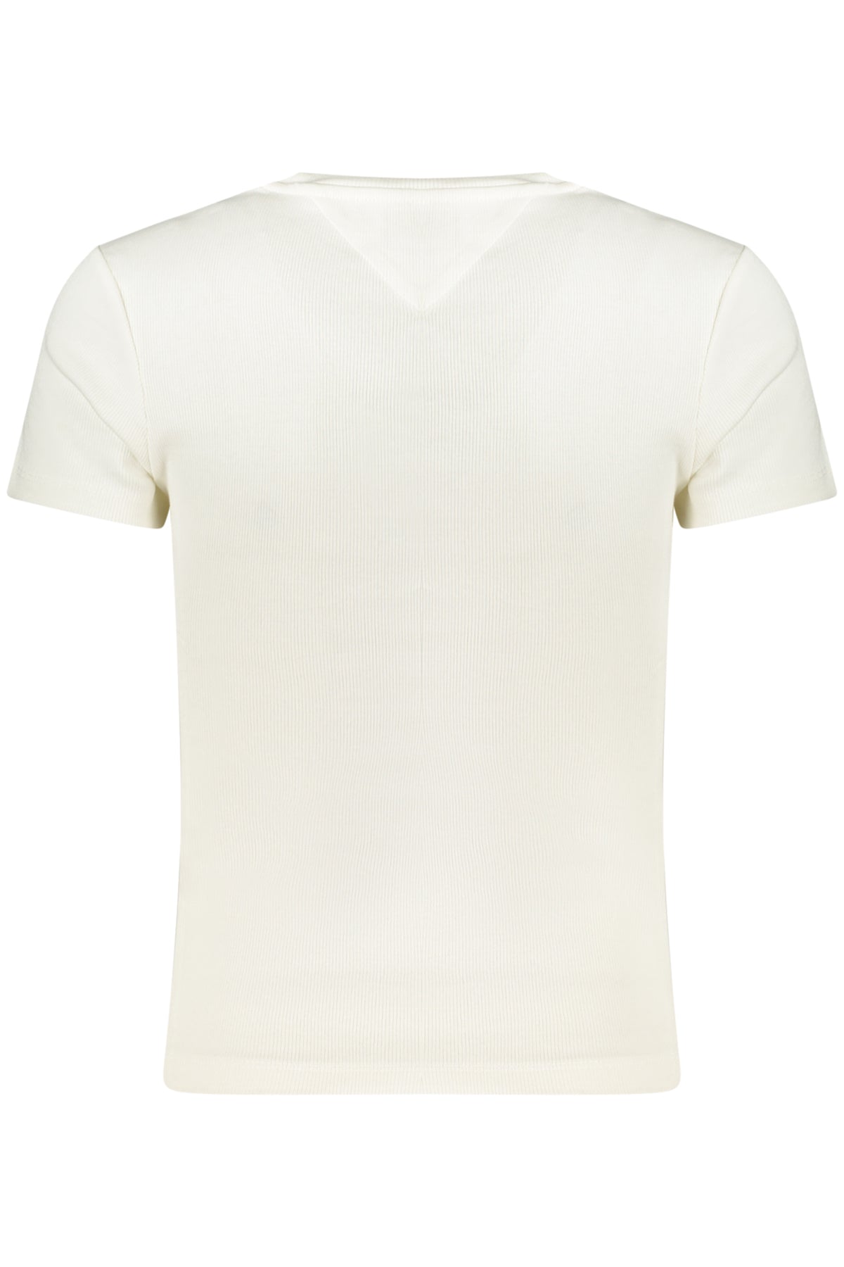 TOMMY HILFIGER DAMEN-T-SHIRT MIT KURZEN ÄRMELN, WEISS