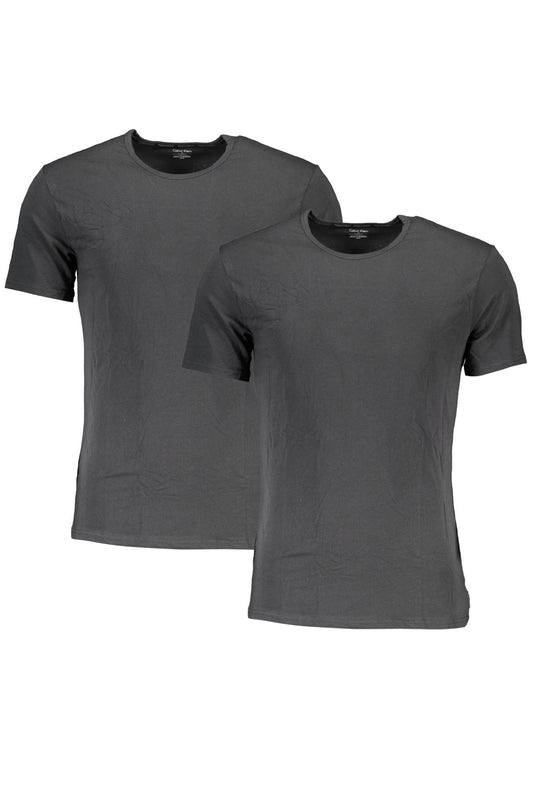 CALVIN KLEIN HERREN T-SHIRT IN SCHWARZ