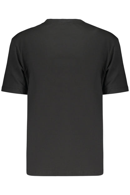 CALVIN KLEIN DAMEN-T-SHIRT MIT KURZEN ÄRMELN, SCHWARZ
