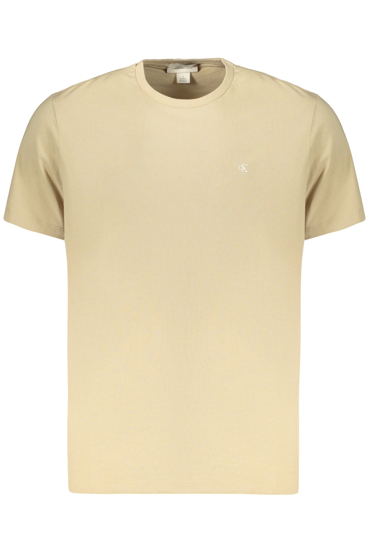 CALVIN KLEIN HERREN-T-SHIRT MIT KURZEN ÄRMELN, BEIGE