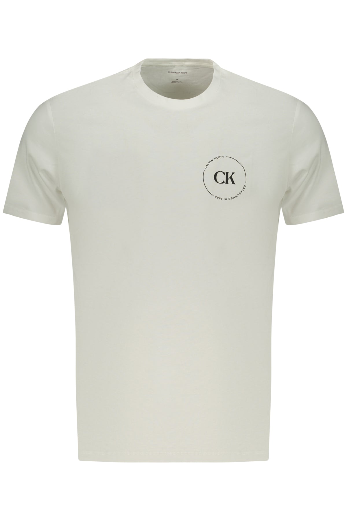 CALVIN KLEIN HERREN-T-SHIRT MIT KURZEN ÄRMELN, WEISS