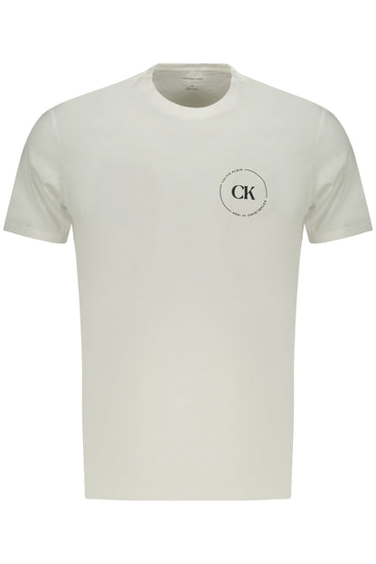 CALVIN KLEIN HERREN-T-SHIRT MIT KURZEN ÄRMELN, WEISS