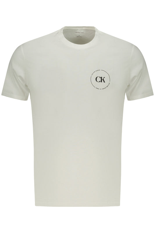 CALVIN KLEIN HERREN-T-SHIRT MIT KURZEN ÄRMELN, WEISS