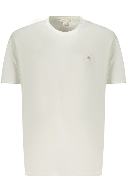 CALVIN KLEIN HERREN-T-SHIRT MIT KURZEN ÄRMELN, WEISS