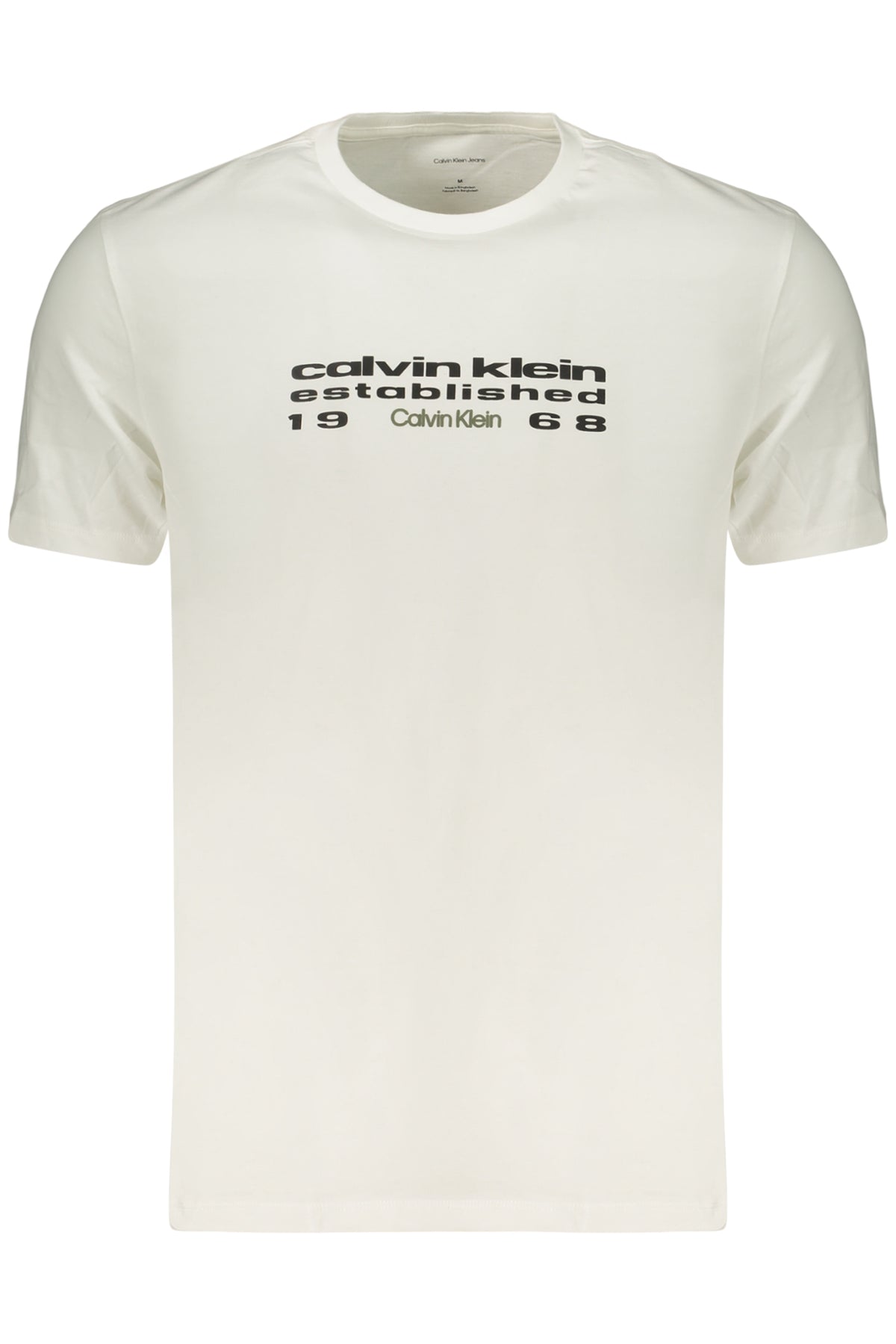 CALVIN KLEIN HERREN-T-SHIRT MIT KURZEN ÄRMELN, WEISS
