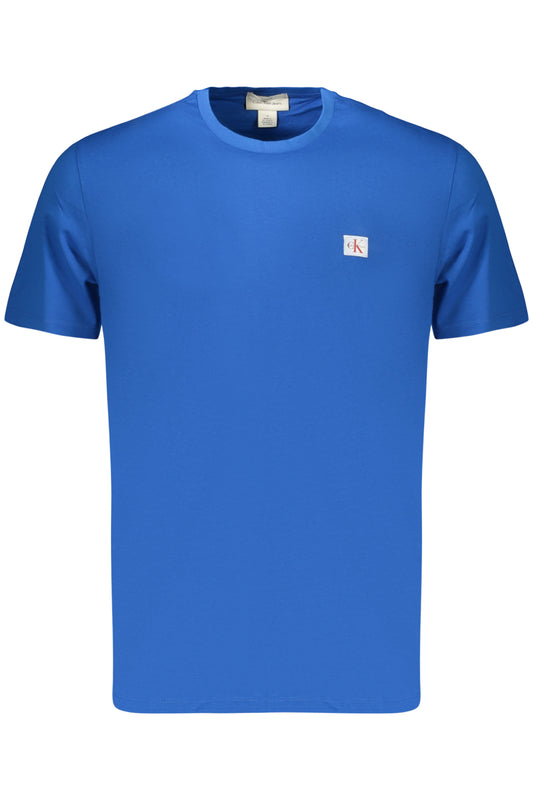 CALVIN KLEIN HERREN-T-SHIRT MIT KURZEN ÄRMELN, BLAU