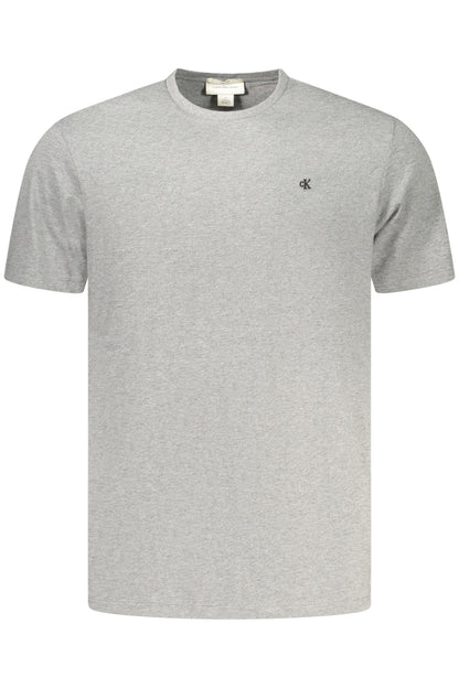 CALVIN KLEIN HERREN-T-SHIRT MIT KURZEN ÄRMELN, GRAU