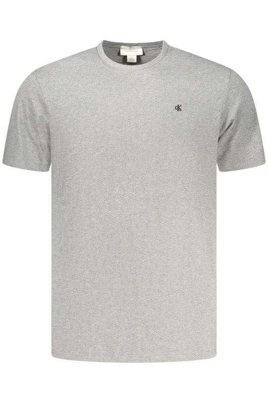 CALVIN KLEIN HERREN-T-SHIRT MIT KURZEN ÄRMELN, GRAU