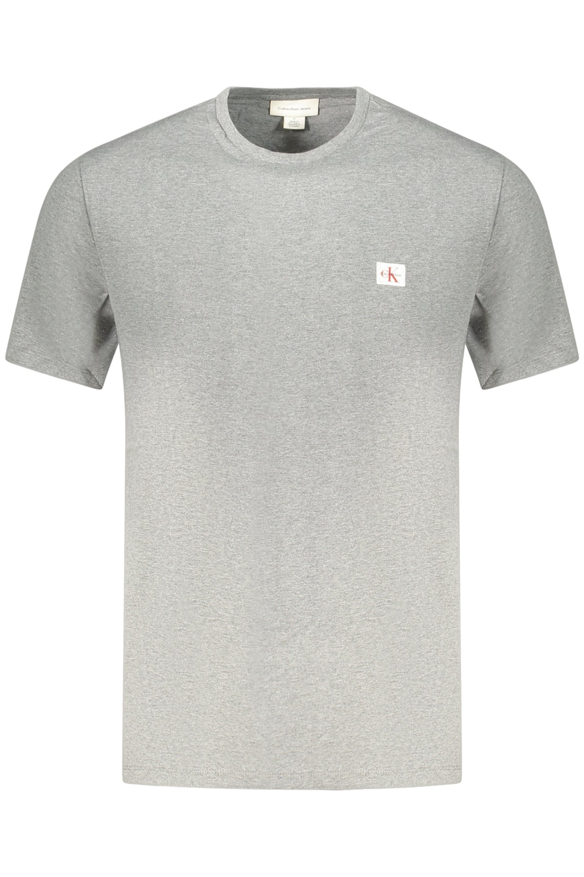 CALVIN KLEIN HERREN-T-SHIRT MIT KURZEN ÄRMELN, GRAU