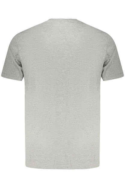 CALVIN KLEIN HERREN-T-SHIRT MIT KURZEN ÄRMELN, GRAU