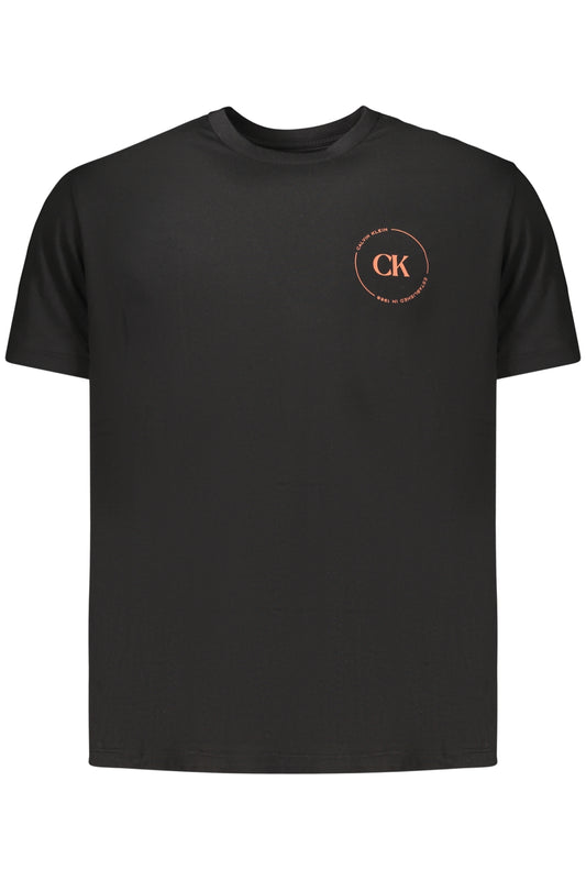 CALVIN KLEIN HERREN-T-SHIRT MIT KURZEN ÄRMELN, SCHWARZ