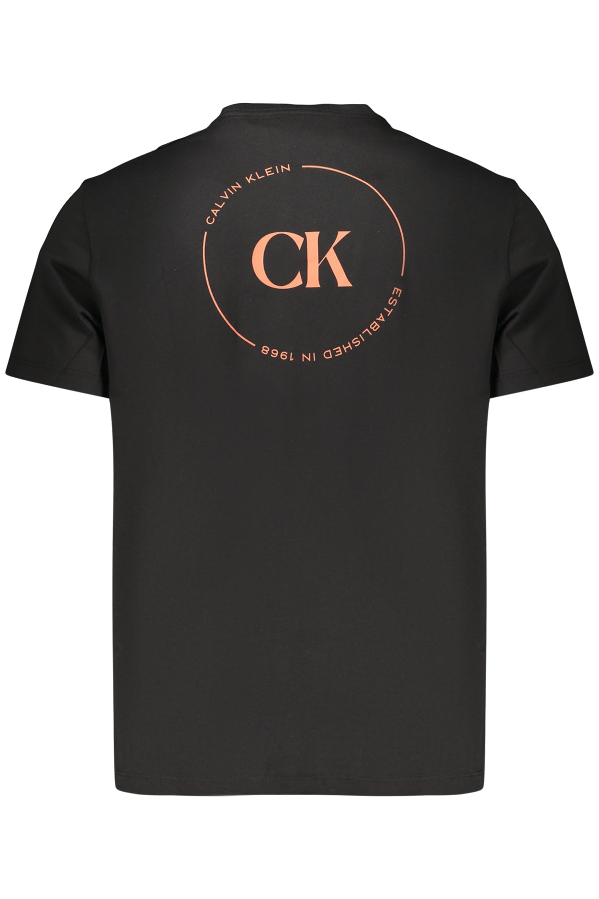 CALVIN KLEIN HERREN-T-SHIRT MIT KURZEN ÄRMELN, SCHWARZ