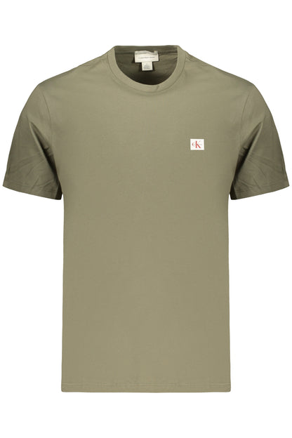 CALVIN KLEIN HERREN KURZARM-T-SHIRT GRÜN