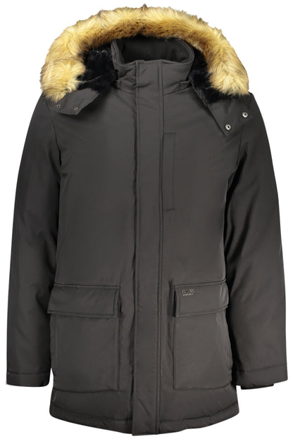 SCHWARZE HERRENJACKE VON GUESS JEANS