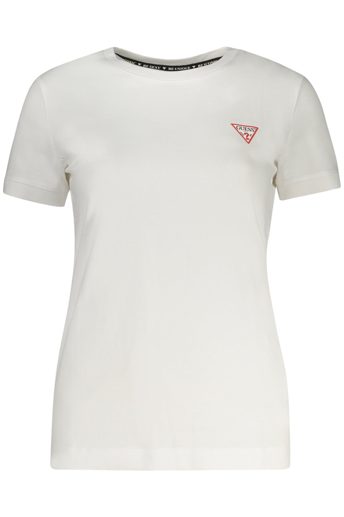 GUESS JEANS DAMEN KURZARM T-SHIRT WEISS