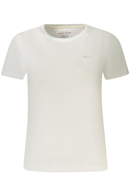 GUESS JEANS KURZARM-T-SHIRT DAMEN WEISS