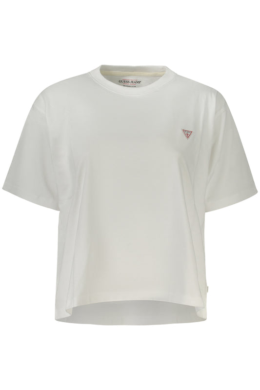 GUESS JEANS DAMEN KURZARM T-SHIRT WEISS
