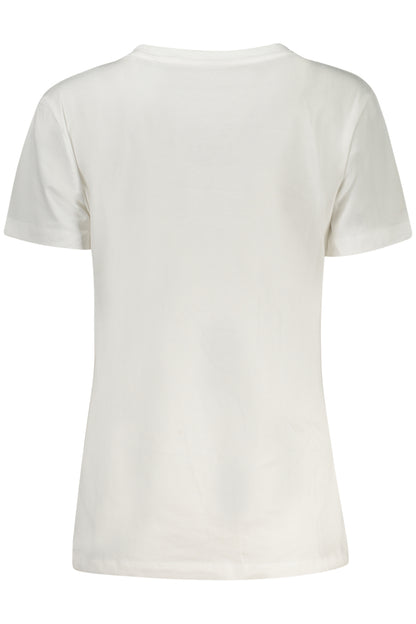 GUESS JEANS DAMEN KURZARM T-SHIRT WEISS