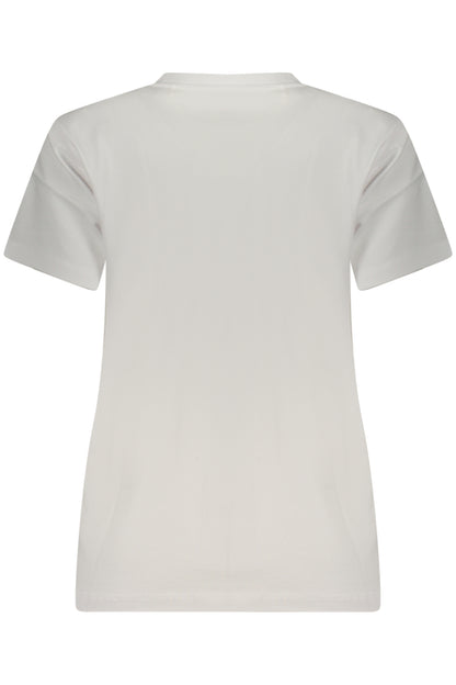 GUESS JEANS DAMEN KURZARM-T-SHIRT WEISS