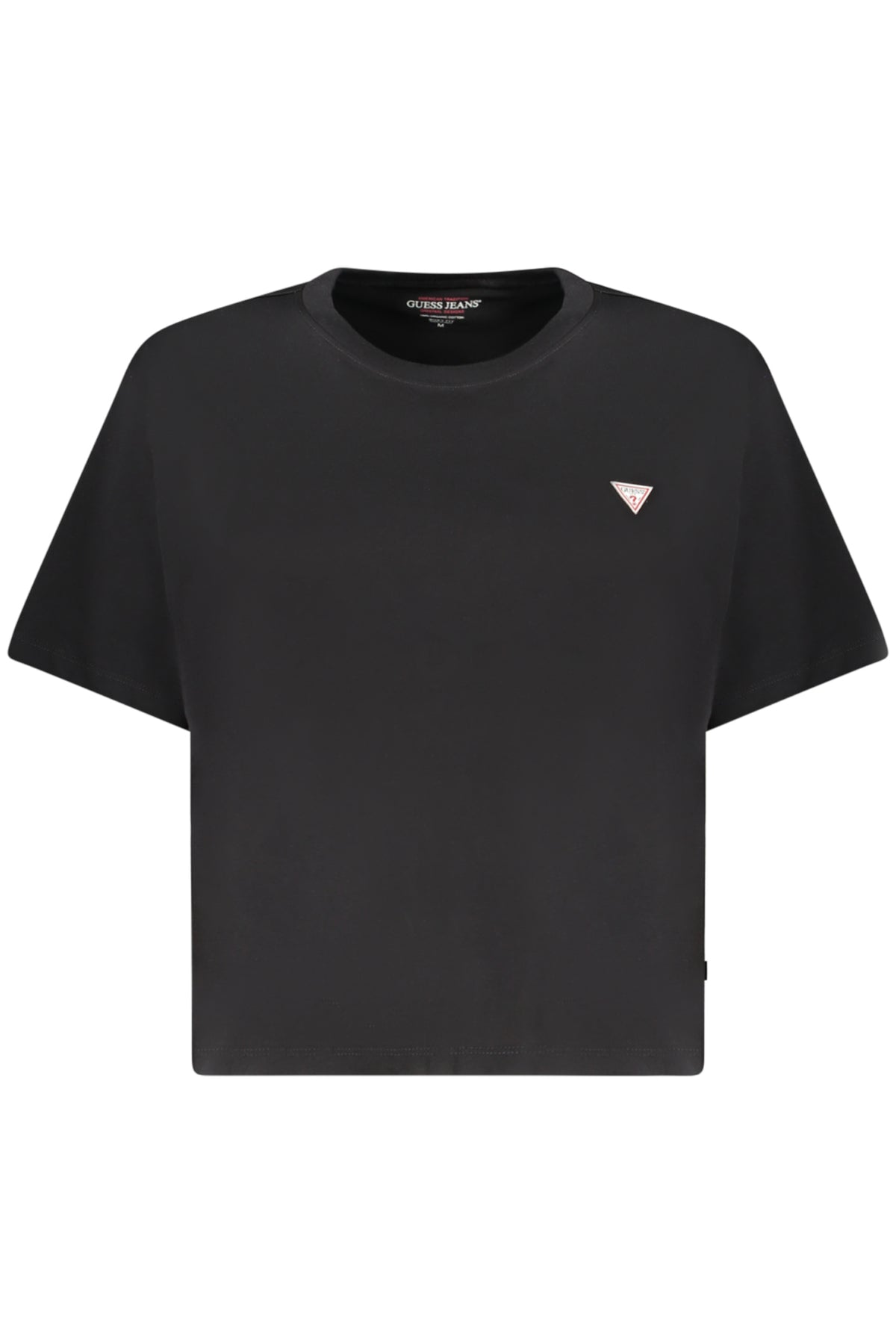 GUESS JEANS DAMEN KURZARM T-SHIRT SCHWARZ