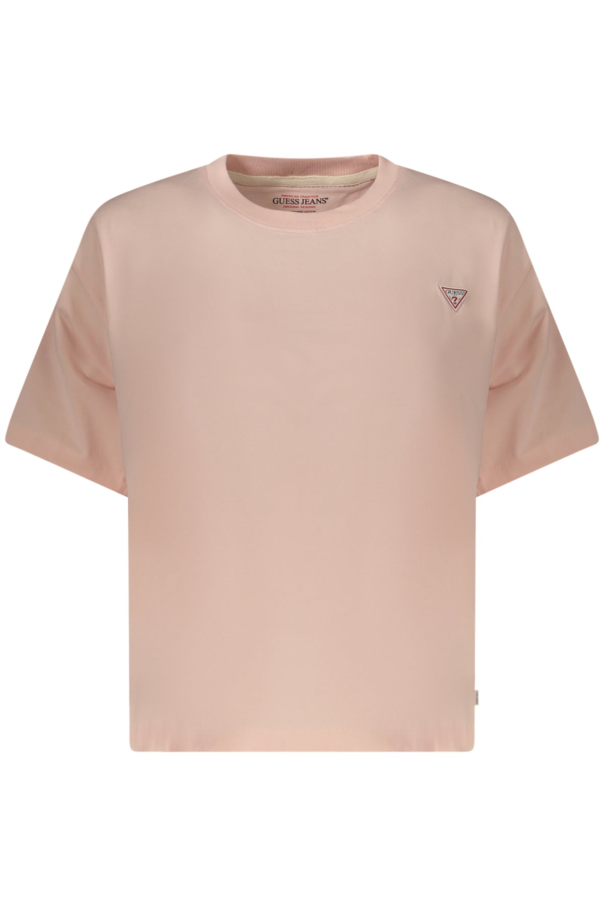 GUESS JEANS DAMEN KURZARM T-SHIRT ROSA