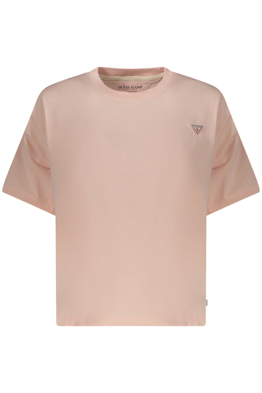 GUESS JEANS DAMEN KURZARM T-SHIRT ROSA