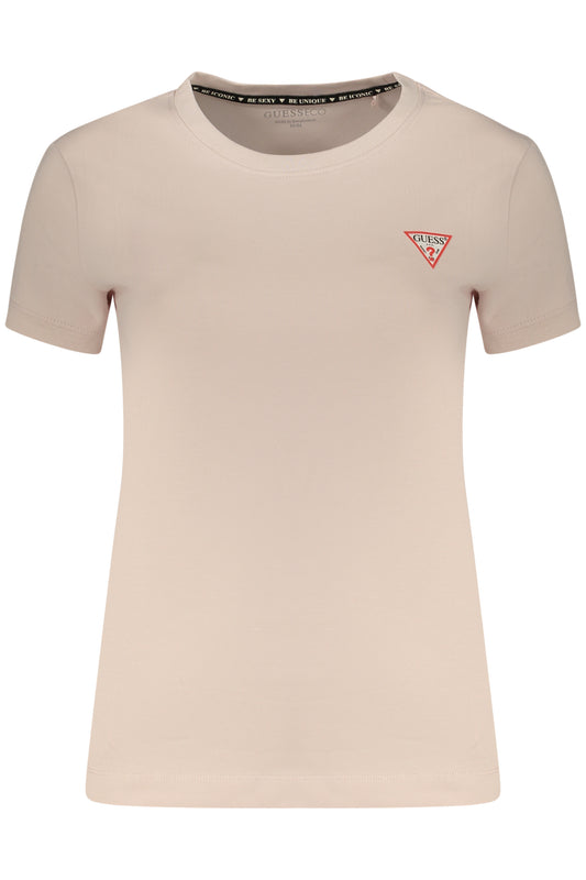 GUESS JEANS DAMEN KURZARM-T-SHIRT PINK