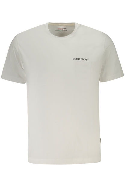 GUESS JEANS HERREN KURZARM T-SHIRT WEISS