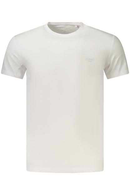 GUESS JEANS HERREN KURZARM-T-SHIRT WEISS