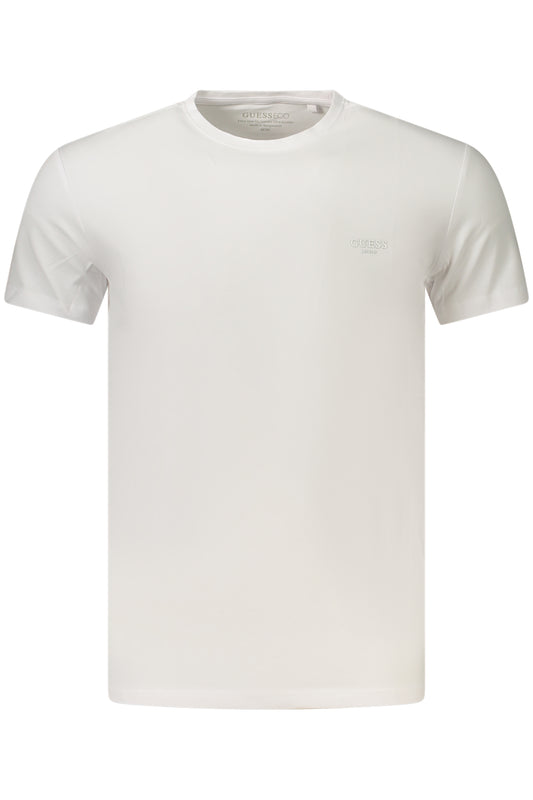 GUESS JEANS HERREN KURZARM-T-SHIRT WEISS