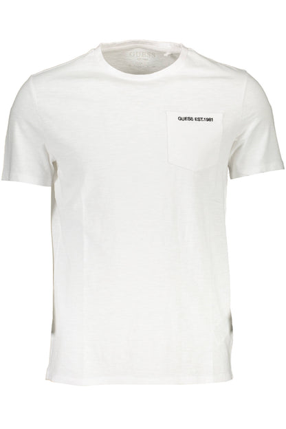 GUESS JEANS KURZARM T-SHIRT HERREN WEISS