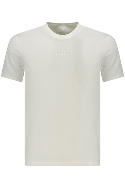 GUESS JEANS HERREN KURZARM-T-SHIRT WEISS