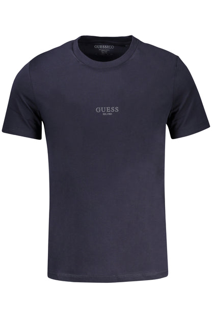 GUESS JEANS HERREN-KURZÄRMELIGES T-SHIRT BLAU