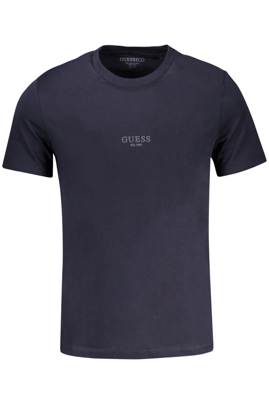 GUESS JEANS HERREN-KURZÄRMELIGES T-SHIRT BLAU
