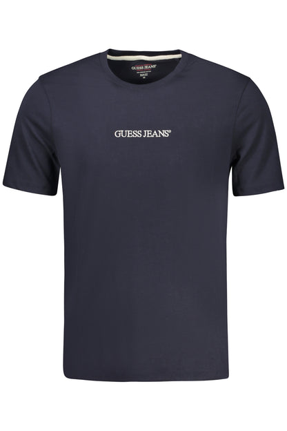 GUESS JEANS KURZARM-T-SHIRT HERREN BLAU