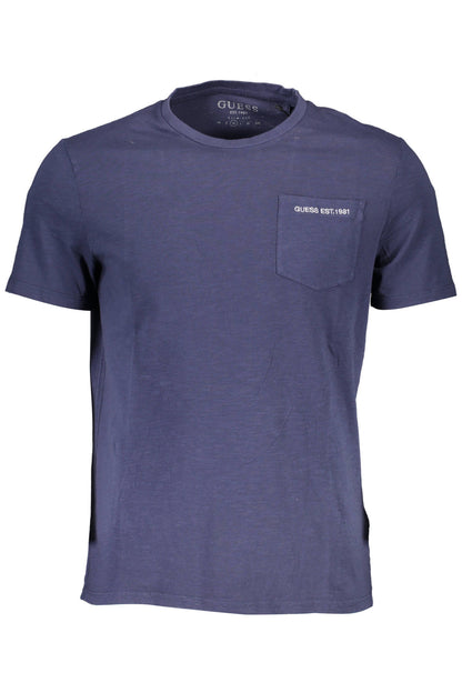GUESS JEANS KURZARM T-SHIRT HERREN BLAU