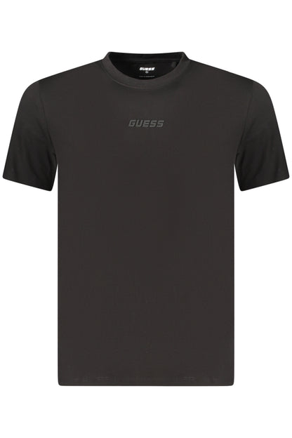 GUESS JEANS Herren Kurzarm-T-Shirt Schwarz