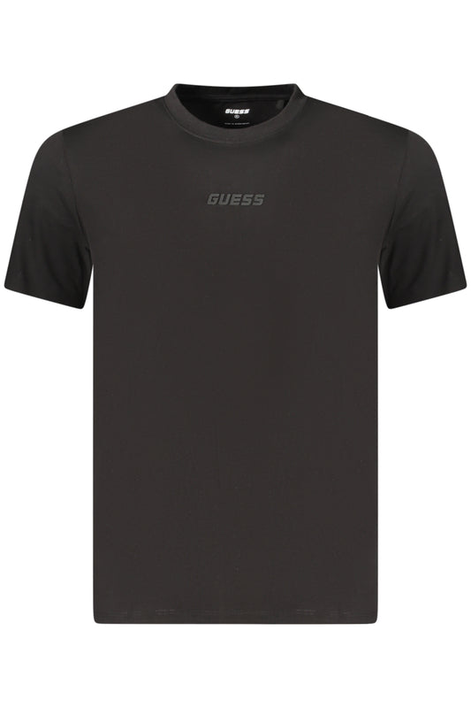 GUESS JEANS Herren Kurzarm-T-Shirt Schwarz