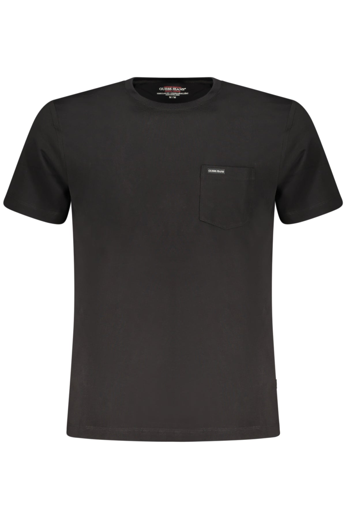 GUESS JEANS Herren Kurzarm-T-Shirt Schwarz
