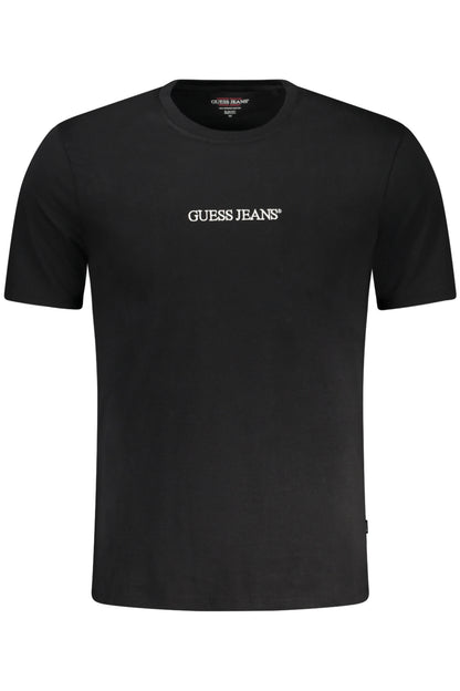 GUESS JEANS HERREN-KURZARM-T-SHIRT SCHWARZ