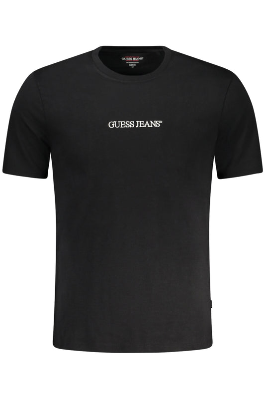 GUESS JEANS HERREN-KURZARM-T-SHIRT SCHWARZ