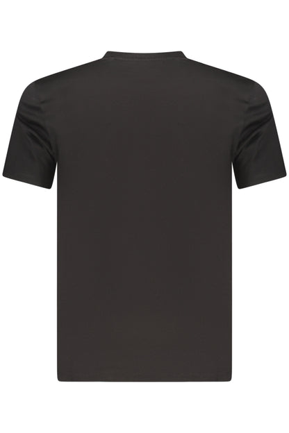GUESS JEANS Herren Kurzarm-T-Shirt Schwarz