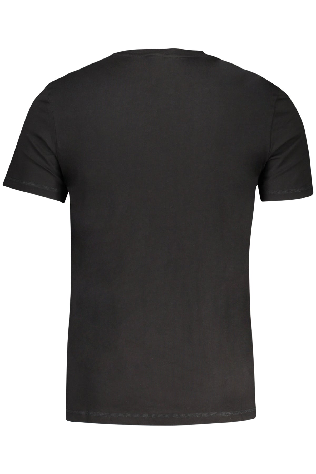 GUESS JEANS HERREN-KURZARM-T-SHIRT SCHWARZ