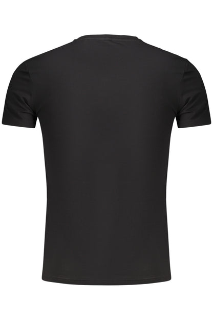 GUESS JEANS Herren Kurzarm-T-Shirt Schwarz