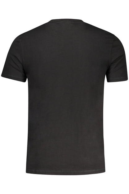 GUESS JEANS HERREN-KURZARM-T-SHIRT SCHWARZ
