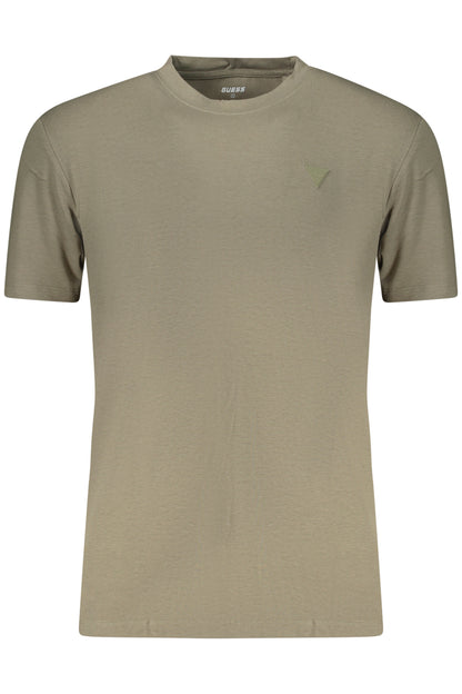 GUESS JEANS HERREN KURZARM-T-SHIRT GRÜN