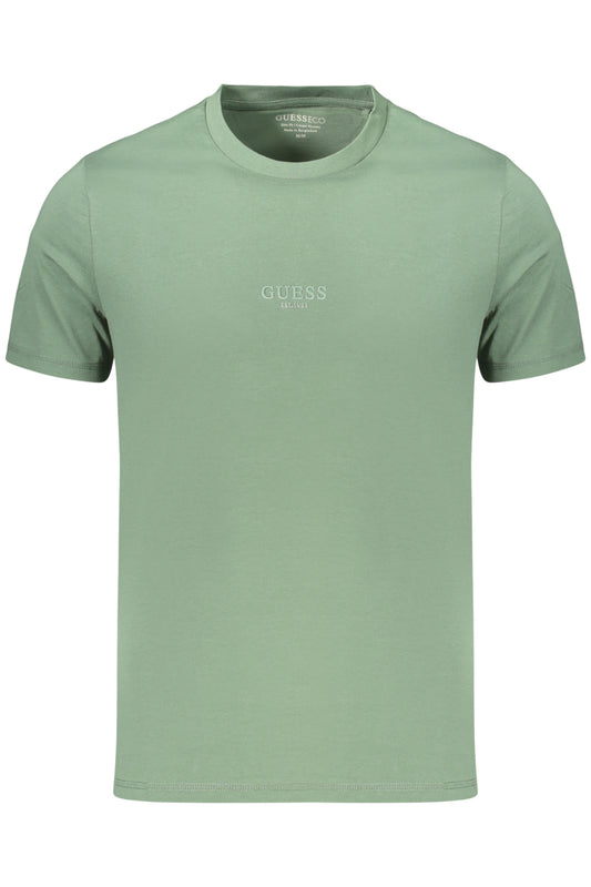 GUESS JEANS HERREN KURZARM-T-SHIRT GRÜN