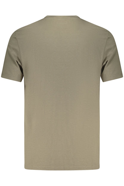 GUESS JEANS HERREN KURZARM-T-SHIRT GRÜN